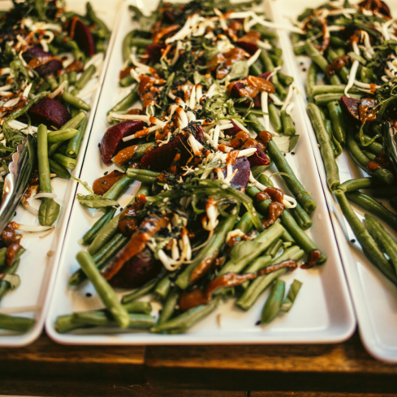 Bean & Beet w sesame, seaweed